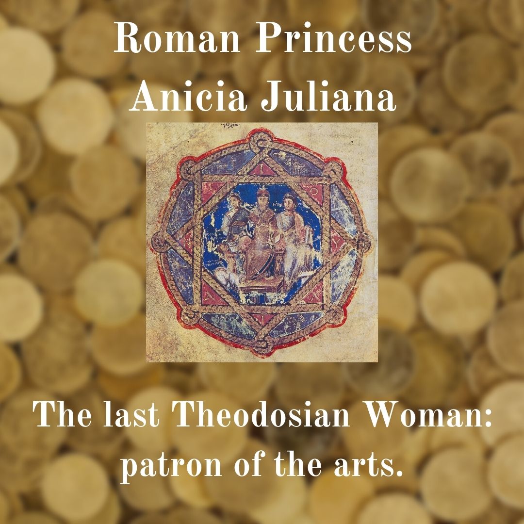Donor portrait of Anicia Juliana from illustrated codex