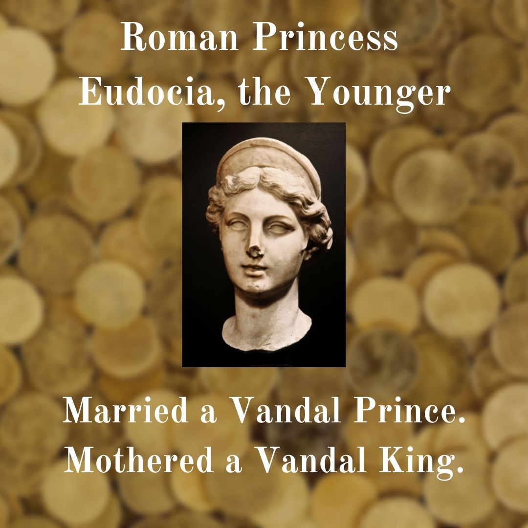 Image of a bust of an unknown Roman Woman for Princess Eudoxia the younger