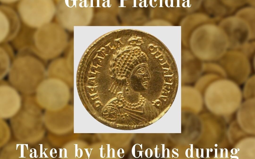 Coin image of Empress Galla Placidia