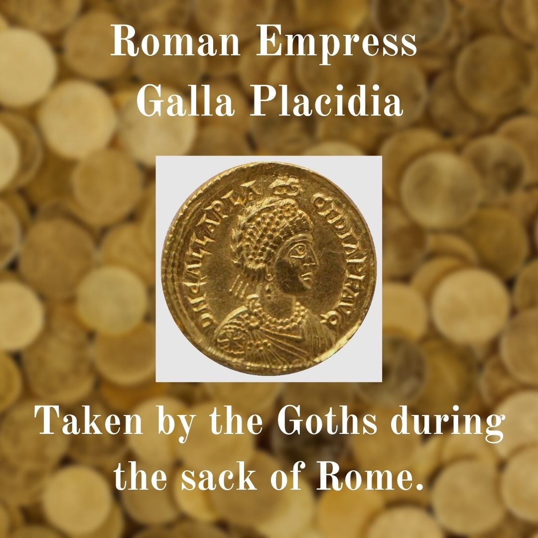 Coin image of Empress Galla Placidia